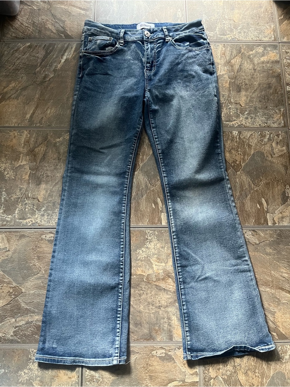 Telepatia Jeans Size 13/31 Bedazzled Back Pockets